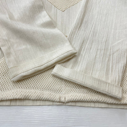 【中古品】【メンズ】 LEW MAGRAM ルーマグラム 70's MESH SMOCK PARKA VINTAGE 70年代 メッシュ スモック パーカー ライトアウター ヴィンテージ 145-260317-yo-08-tei サイズ：XL カラー：ホワイト/アイボリー系 万代Net店