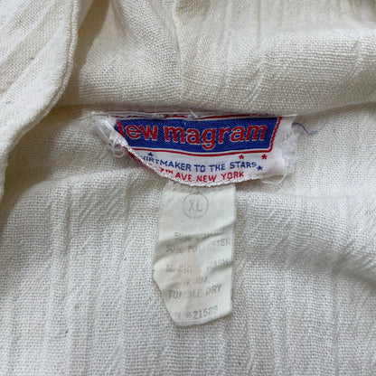 【中古品】【メンズ】 LEW MAGRAM ルーマグラム 70's MESH SMOCK PARKA VINTAGE 70年代 メッシュ スモック パーカー ライトアウター ヴィンテージ 145-260317-yo-08-tei サイズ：XL カラー：ホワイト/アイボリー系 万代Net店