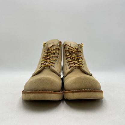 【中古品】【メンズ】 RED WING レッドウィング 6-INCH CLASSIC ROUND 8167 6インチ クラシック ラウンド ブーツ 靴 シューズ 164-260316-yo-08-tei サイズ：26.5cm カラー：ベージュ 万代Net店