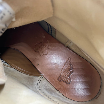 【中古品】【メンズ】 RED WING レッドウィング 6-INCH CLASSIC ROUND 8167 6インチ クラシック ラウンド ブーツ 靴 シューズ 164-260316-yo-08-tei サイズ：26.5cm カラー：ベージュ 万代Net店