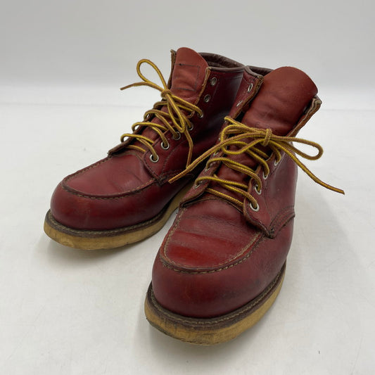 【現状渡し品】【メンズ】 RED WING レッドウィング 90's 四角犬タグ IRISH SETTER 6-INCH CLASSIC MOC 8875 90年代 アイリッシュセッター 6インチ クラシック モック ブーツ 靴 シューズ 164-260316-yo-07-tei サイズ：26cm カラー：ブラウン 万代Net店