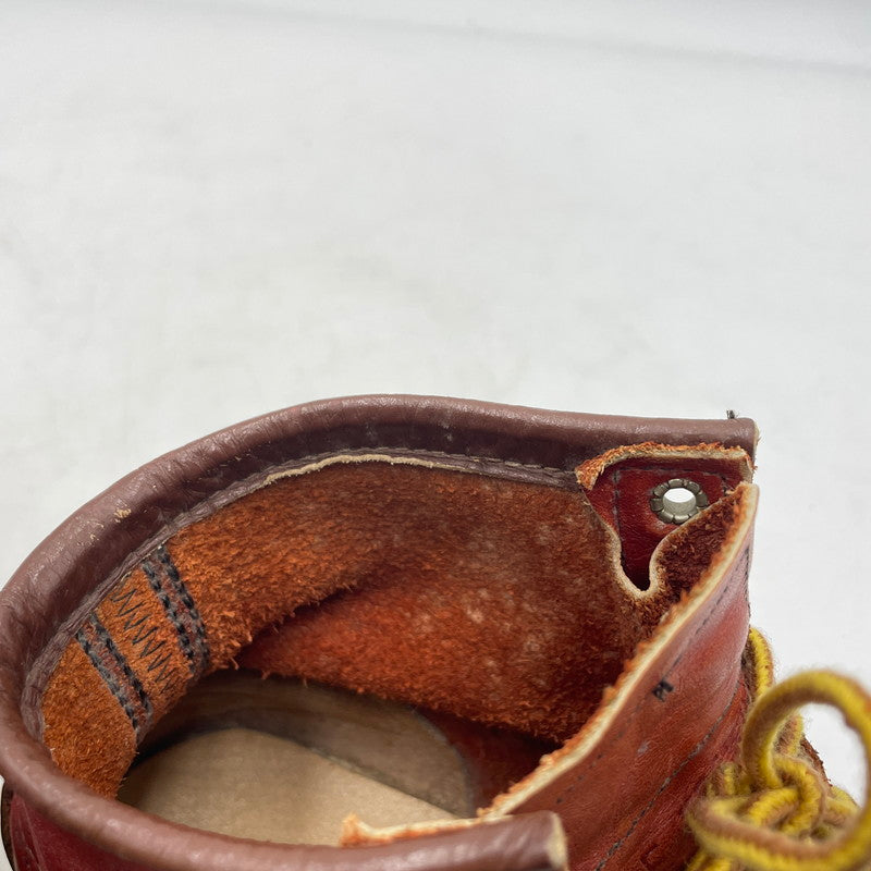 【現状渡し品】【メンズ】 RED WING レッドウィング 90's 四角犬タグ IRISH SETTER 6-INCH CLASSIC MOC 8875 90年代 アイリッシュセッター 6インチ クラシック モック ブーツ 靴 シューズ 164-260316-yo-07-tei サイズ：26cm カラー：ブラウン 万代Net店