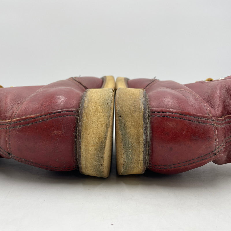 【現状渡し品】【メンズ】 RED WING レッドウィング 90's 四角犬タグ IRISH SETTER 6-INCH CLASSIC MOC 8875 90年代 アイリッシュセッター 6インチ クラシック モック ブーツ 靴 シューズ 164-260316-yo-07-tei サイズ：26cm カラー：ブラウン 万代Net店