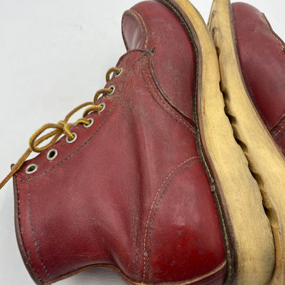 【現状渡し品】【メンズ】 RED WING レッドウィング 90's 四角犬タグ IRISH SETTER 6-INCH CLASSIC MOC 8875 90年代 アイリッシュセッター 6インチ クラシック モック ブーツ 靴 シューズ 164-260316-yo-07-tei サイズ：26cm カラー：ブラウン 万代Net店