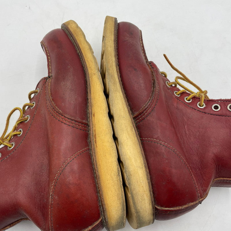 【現状渡し品】【メンズ】 RED WING レッドウィング 90's 四角犬タグ IRISH SETTER 6-INCH CLASSIC MOC 8875 90年代 アイリッシュセッター 6インチ クラシック モック ブーツ 靴 シューズ 164-260316-yo-07-tei サイズ：26cm カラー：ブラウン 万代Net店