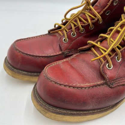 【現状渡し品】【メンズ】 RED WING レッドウィング 90's 四角犬タグ IRISH SETTER 6-INCH CLASSIC MOC 8875 90年代 アイリッシュセッター 6インチ クラシック モック ブーツ 靴 シューズ 164-260316-yo-07-tei サイズ：26cm カラー：ブラウン 万代Net店