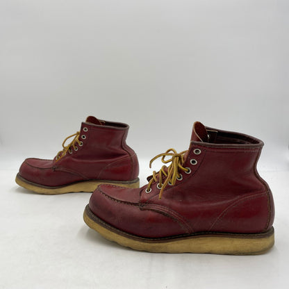 【現状渡し品】【メンズ】 RED WING レッドウィング 90's 四角犬タグ IRISH SETTER 6-INCH CLASSIC MOC 8875 90年代 アイリッシュセッター 6インチ クラシック モック ブーツ 靴 シューズ 164-260316-yo-07-tei サイズ：26cm カラー：ブラウン 万代Net店