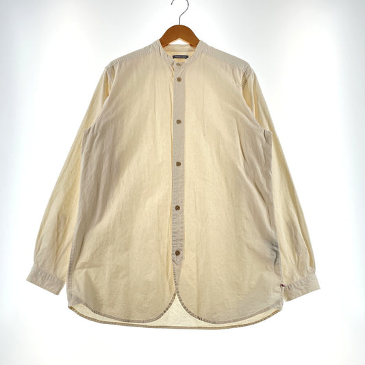 【中古品】【メンズ】 FRANK LEDER フランクリーダー 60's VINTAGE BEDSHEET OLD STYLE STAND COLLAR SHIRT 60年代 ヴィンテージベッドシーツ オールドスタイル スタンドカラー シャツ 長袖 トップス 141-260317-yo-06-tei サイズ：2 カラー：アイボリー 万代Net店
