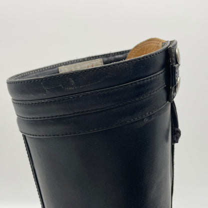 【中古品】【メンズ】 ROLLING DUB TRIO ローリングダブトリオ STEER HIDE LEATHER BOOTS MR04 REV101 ステアハイド レザー ブーツ 靴 バイクブーツ 164-260316-yo-01-tei サイズ：25cm カラー：ブラック 万代Net店