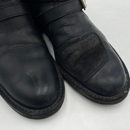 【中古品】【メンズ】 ROLLING DUB TRIO ローリングダブトリオ STEER HIDE LEATHER BOOTS MR04 REV101 ステアハイド レザー ブーツ 靴 バイクブーツ 164-260316-yo-01-tei サイズ：25cm カラー：ブラック 万代Net店