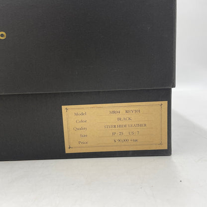 【中古品】【メンズ】 ROLLING DUB TRIO ローリングダブトリオ STEER HIDE LEATHER BOOTS MR04 REV101 ステアハイド レザー ブーツ 靴 バイクブーツ 164-260316-yo-01-tei サイズ：25cm カラー：ブラック 万代Net店