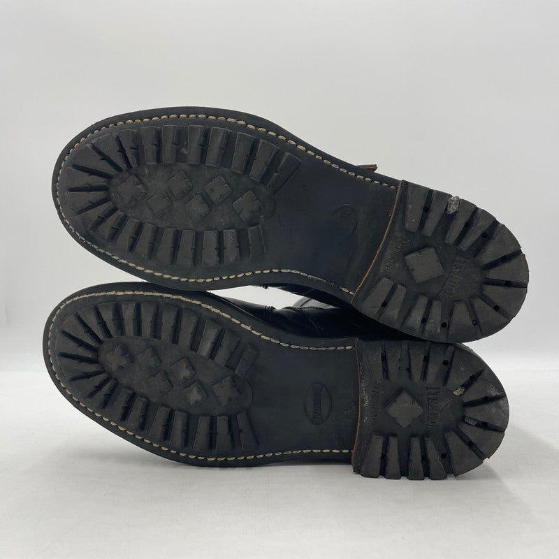 【中古品】【メンズ】 ROLLING DUB TRIO ローリングダブトリオ STEER HIDE LEATHER BOOTS MR04 REV101 ステアハイド レザー ブーツ 靴 バイクブーツ 164-260316-yo-01-tei サイズ：25cm カラー：ブラック 万代Net店