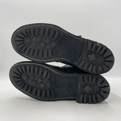 【中古品】【メンズ】 ROLLING DUB TRIO ローリングダブトリオ STEER HIDE LEATHER BOOTS MR04 REV101 ステアハイド レザー ブーツ 靴 バイクブーツ 164-260316-yo-01-tei サイズ：25cm カラー：ブラック 万代Net店