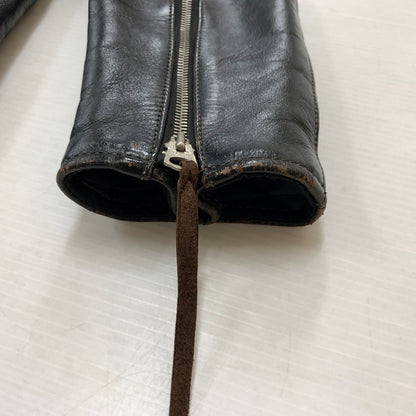 【現状渡し品】【メンズ】 BUCO ブコ HORSEHIDE LEATHER JACKET J100 ホースハイド レザージャケット アウター 茶芯 145-260316-ko-18-fuzh サイズ：36 カラー：ブラック 万代Net店