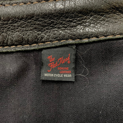 【中古品】【メンズ】 DEERSKIN LEATHER JACKET ディア スキン レザージャケット アウター 鹿革 145-260316-ko-20-fuzh サイズ：38 カラー：ブラック 万代Net店