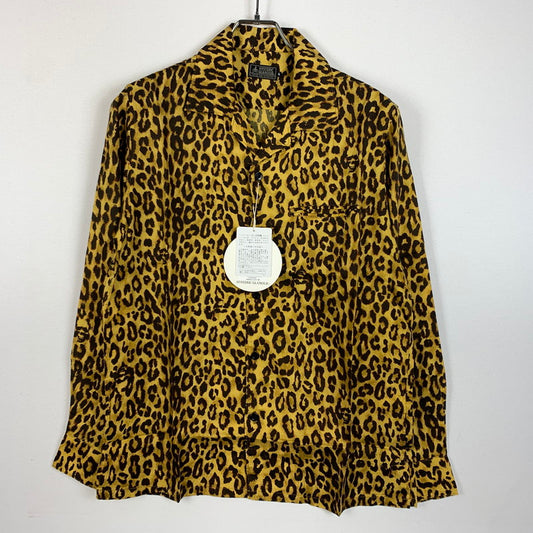 【中古品】【メンズ】 SKULL LEOPRD L/S SHIRT 02181AH01 スカル レオパード ロングスリーブシャツ トップス 長袖シャツ 140-260316-ko-10-fuzh サイズ：S カラー：総柄 万代Net店