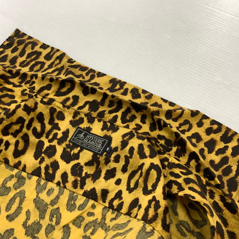 【中古品】【メンズ】 SKULL LEOPRD L/S SHIRT 02181AH01 スカル レオパード ロングスリーブシャツ トップス 長袖シャツ 140-260316-ko-10-fuzh サイズ：S カラー：総柄 万代Net店