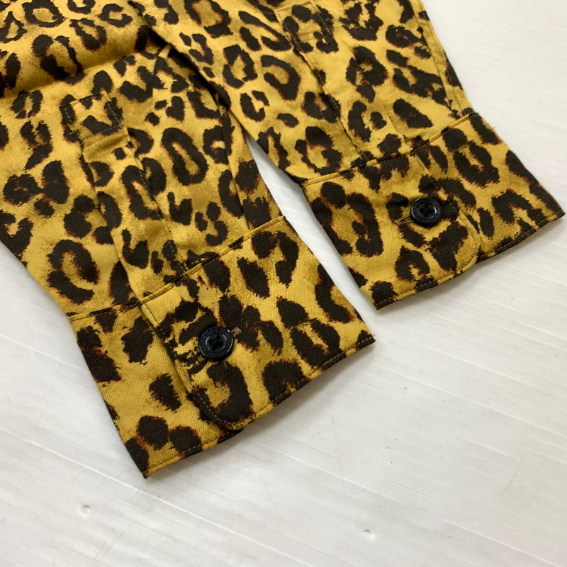 【中古品】【メンズ】 SKULL LEOPRD L/S SHIRT 02181AH01 スカル レオパード ロングスリーブシャツ トップス 長袖シャツ 140-260316-ko-10-fuzh サイズ：S カラー：総柄 万代Net店