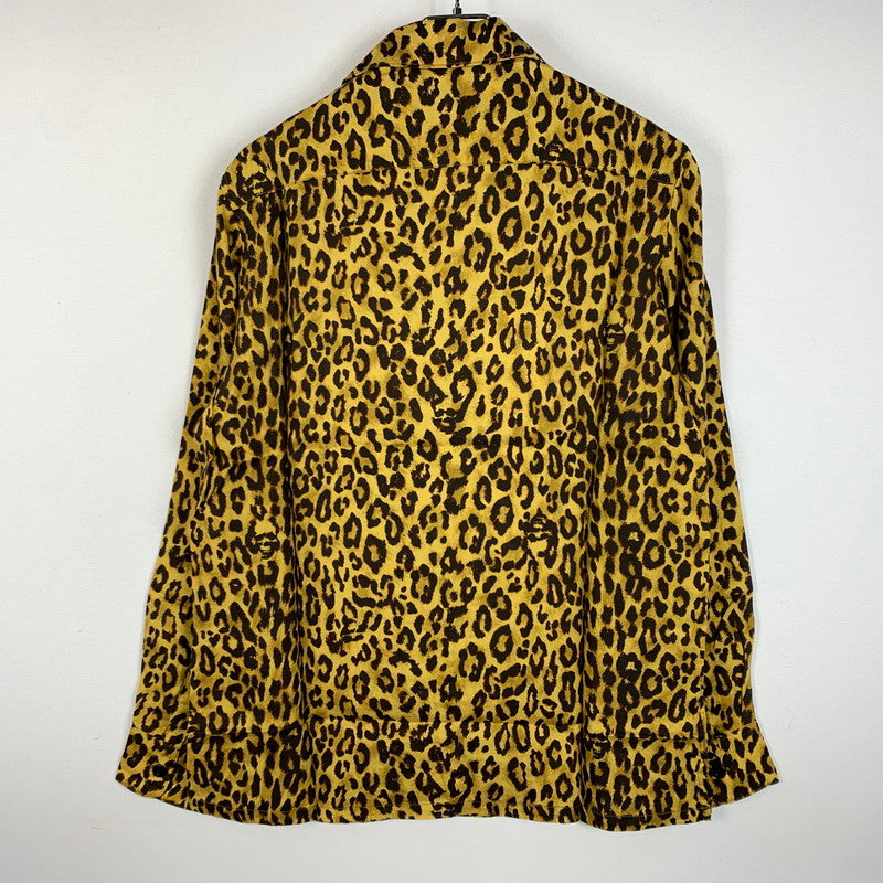 【中古品】【メンズ】 SKULL LEOPRD L/S SHIRT 02181AH01 スカル レオパード ロングスリーブシャツ トップス 長袖シャツ 140-260316-ko-10-fuzh サイズ：S カラー：総柄 万代Net店