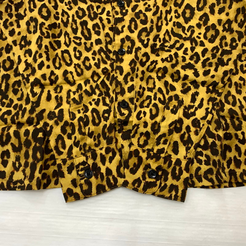 【中古品】【メンズ】 SKULL LEOPRD L/S SHIRT 02181AH01 スカル レオパード ロングスリーブシャツ トップス 長袖シャツ 140-260316-ko-10-fuzh サイズ：S カラー：総柄 万代Net店
