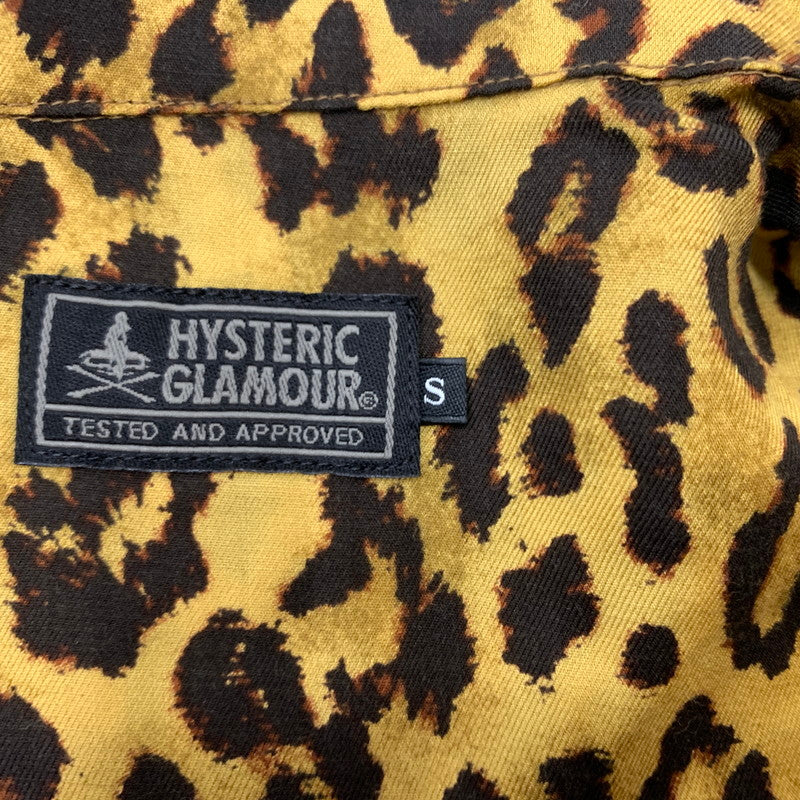 【中古品】【メンズ】 SKULL LEOPRD L/S SHIRT 02181AH01 スカル レオパード ロングスリーブシャツ トップス 長袖シャツ 140-260316-ko-10-fuzh サイズ：S カラー：総柄 万代Net店