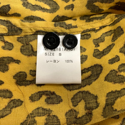 【中古品】【メンズ】 SKULL LEOPRD L/S SHIRT 02181AH01 スカル レオパード ロングスリーブシャツ トップス 長袖シャツ 140-260316-ko-10-fuzh サイズ：S カラー：総柄 万代Net店