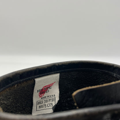 【現状渡し品】【メンズ】 RED WING レッドウィング ENGINEER BOOTS ANSI Z41 PT91 エンジニアブーツ 靴 シューズ 164-260316-yo-06-tei サイズ：表記消え カラー：ブラック 万代Net店