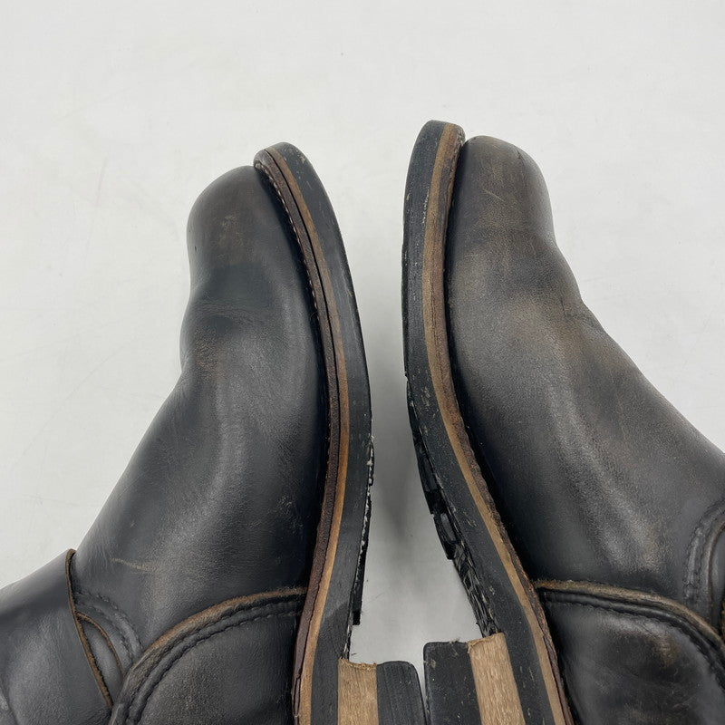 【現状渡し品】【メンズ】 RED WING レッドウィング ENGINEER BOOTS ANSI Z41 PT91 エンジニアブーツ 靴 シューズ 164-260316-yo-06-tei サイズ：表記消え カラー：ブラック 万代Net店