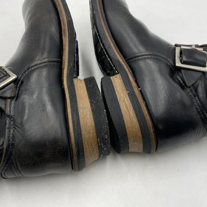 【現状渡し品】【メンズ】 RED WING レッドウィング ENGINEER BOOTS ANSI Z41 PT91 エンジニアブーツ 靴 シューズ 164-260316-yo-06-tei サイズ：表記消え カラー：ブラック 万代Net店