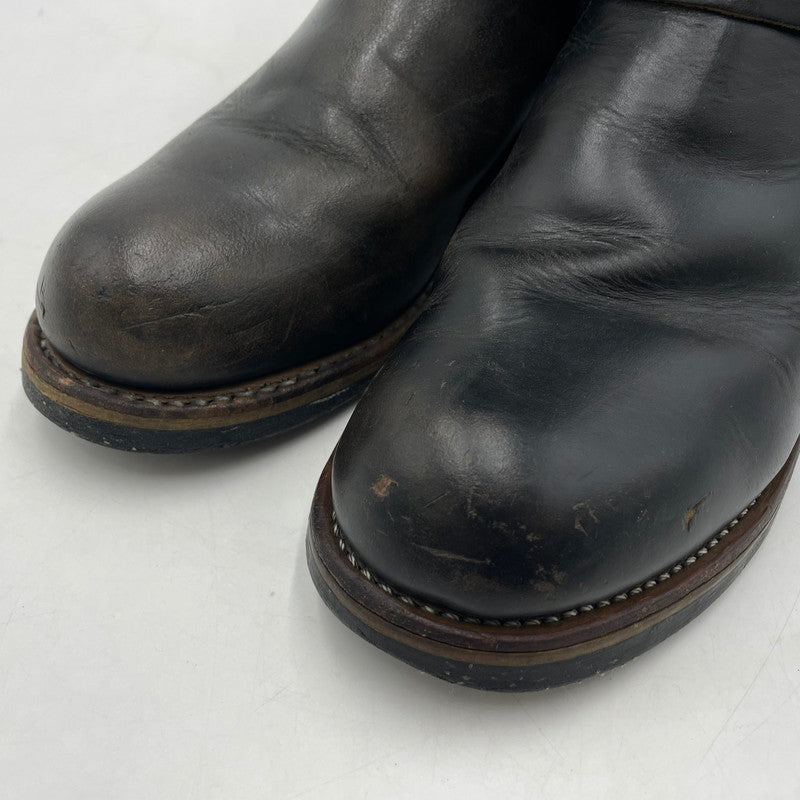 【現状渡し品】【メンズ】 RED WING レッドウィング ENGINEER BOOTS ANSI Z41 PT91 エンジニアブーツ 靴 シューズ 164-260316-yo-06-tei サイズ：表記消え カラー：ブラック 万代Net店