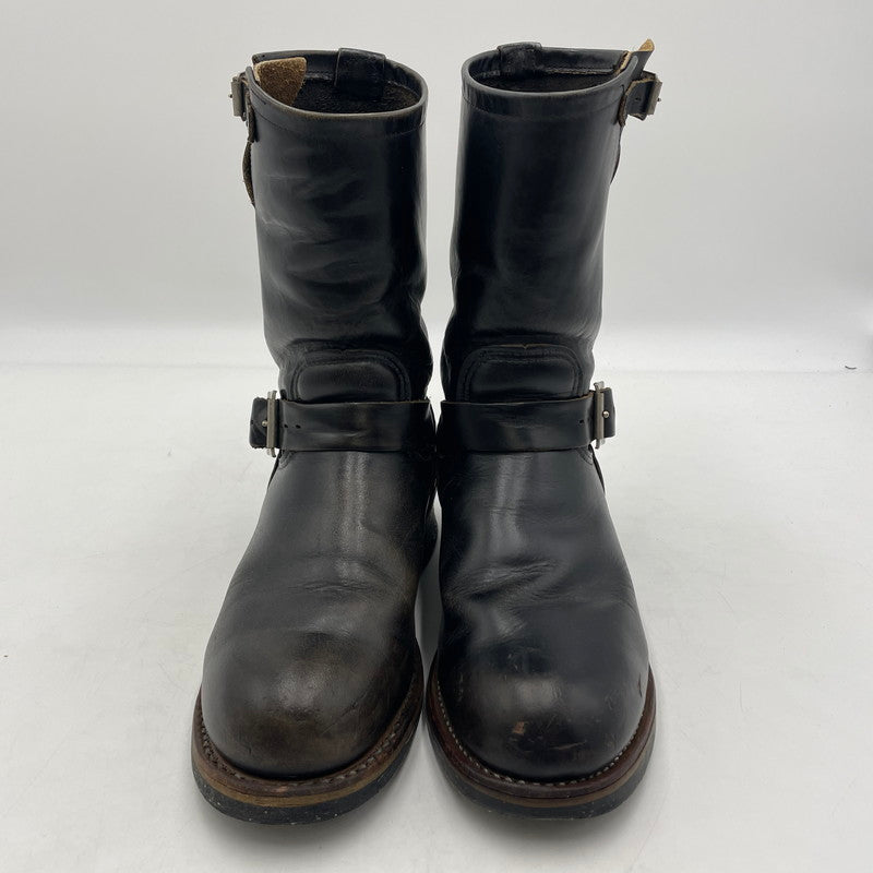 【現状渡し品】【メンズ】 RED WING レッドウィング ENGINEER BOOTS ANSI Z41 PT91 エンジニアブーツ 靴 シューズ 164-260316-yo-06-tei サイズ：表記消え カラー：ブラック 万代Net店