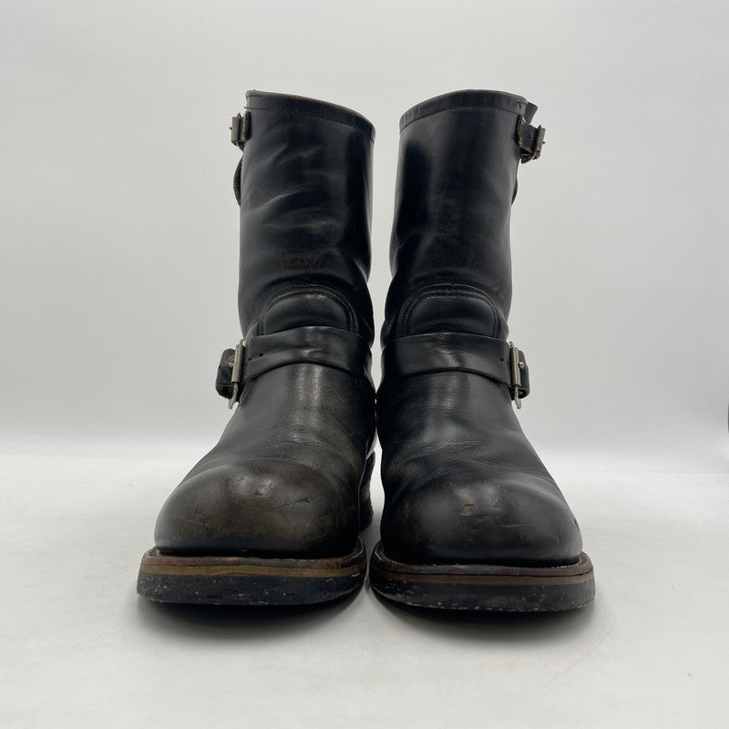 【現状渡し品】【メンズ】 RED WING レッドウィング ENGINEER BOOTS ANSI Z41 PT91 エンジニアブーツ 靴 シューズ 164-260316-yo-06-tei サイズ：表記消え カラー：ブラック 万代Net店