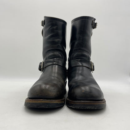 【現状渡し品】【メンズ】 RED WING レッドウィング ENGINEER BOOTS ANSI Z41 PT91 エンジニアブーツ 靴 シューズ 164-260316-yo-06-tei サイズ：表記消え カラー：ブラック 万代Net店