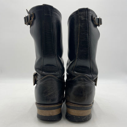【現状渡し品】【メンズ】 RED WING レッドウィング ENGINEER BOOTS ANSI Z41 PT91 エンジニアブーツ 靴 シューズ 164-260316-yo-06-tei サイズ：表記消え カラー：ブラック 万代Net店