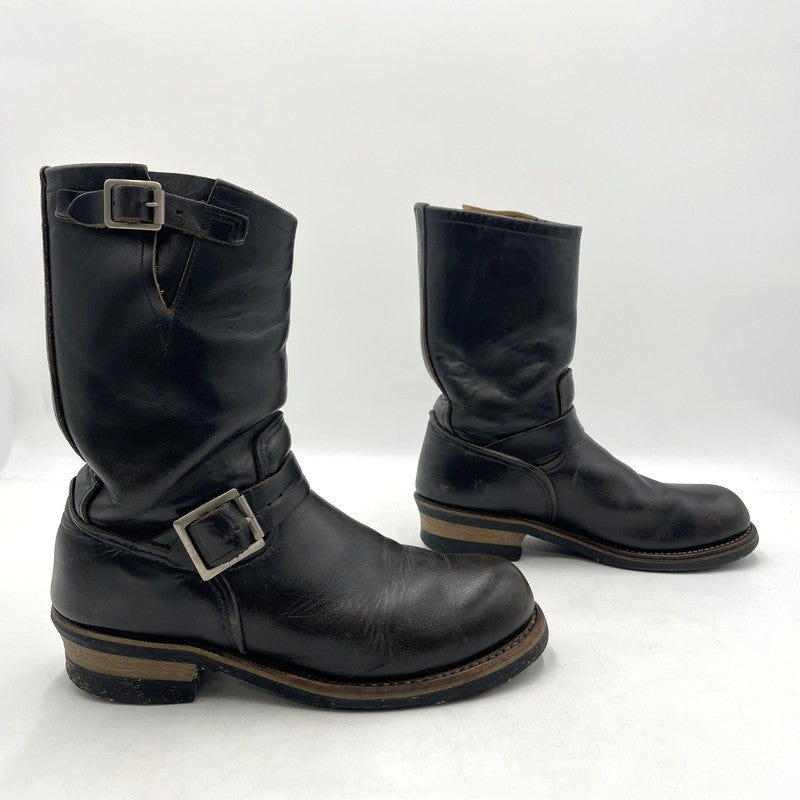 【現状渡し品】【メンズ】 RED WING レッドウィング ENGINEER BOOTS ANSI Z41 PT91 エンジニアブーツ 靴 シューズ 164-260316-yo-06-tei サイズ：表記消え カラー：ブラック 万代Net店
