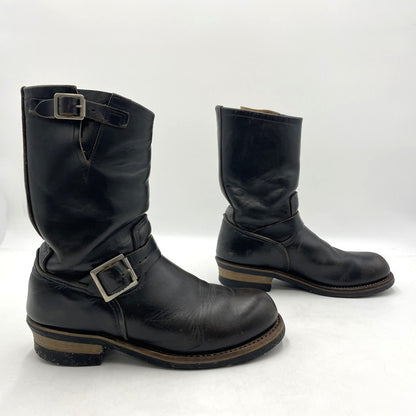 【現状渡し品】【メンズ】 RED WING レッドウィング ENGINEER BOOTS ANSI Z41 PT91 エンジニアブーツ 靴 シューズ 164-260316-yo-06-tei サイズ：表記消え カラー：ブラック 万代Net店