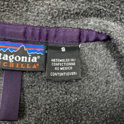 【中古品】【メンズ】 patagonia パタゴニア SYNCHILLA SNAP-T 25450 シンチラ スナップ T アウター フリースジャケット ハーフボタン プルオーバー 144-260316-ko-02-tei サイズ：S カラー：グレー 万代Net店