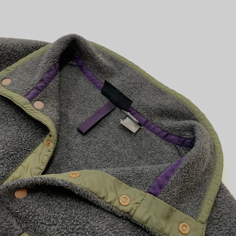 【中古品】【メンズ】 patagonia パタゴニア SYNCHILLA SNAP-T 25450 シンチラ スナップ T アウター フリースジャケット ハーフボタン プルオーバー 144-260316-ko-02-tei サイズ：S カラー：グレー 万代Net店