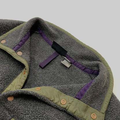 【中古品】【メンズ】 patagonia パタゴニア SYNCHILLA SNAP-T 25450 シンチラ スナップ T アウター フリースジャケット ハーフボタン プルオーバー 144-260316-ko-02-tei サイズ：S カラー：グレー 万代Net店