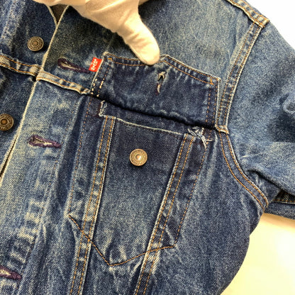 【現状渡し品】【メンズ】 DENIM JACKET 70505-0216 デニムジャケット アウター Gジャン 145-260316-ko-05-fuzh サイズ：36 カラー：インディゴ 万代Net店