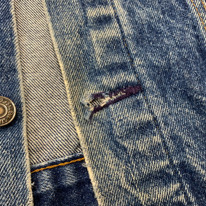 【現状渡し品】【メンズ】 DENIM JACKET 70505-0216 デニムジャケット アウター Gジャン 145-260316-ko-05-fuzh サイズ：36 カラー：インディゴ 万代Net店