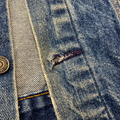 【現状渡し品】【メンズ】 DENIM JACKET 70505-0216 デニムジャケット アウター Gジャン 145-260316-ko-05-fuzh サイズ：36 カラー：インディゴ 万代Net店