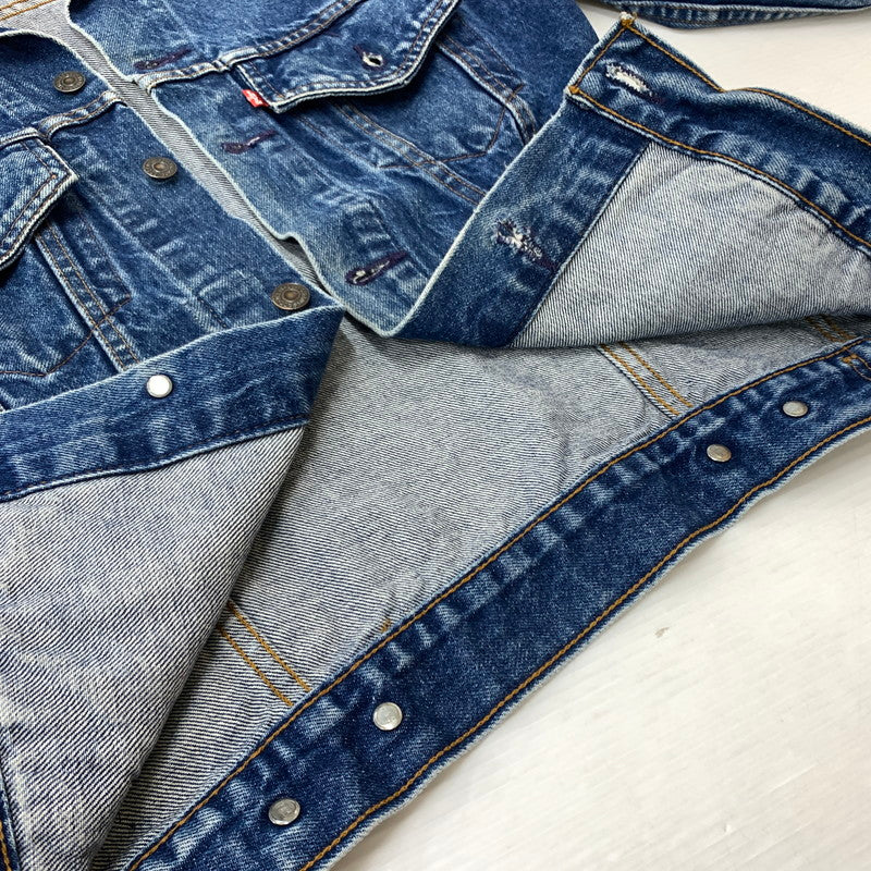 【現状渡し品】【メンズ】 DENIM JACKET 70505-0216 デニムジャケット アウター Gジャン 145-260316-ko-05-fuzh サイズ：36 カラー：インディゴ 万代Net店