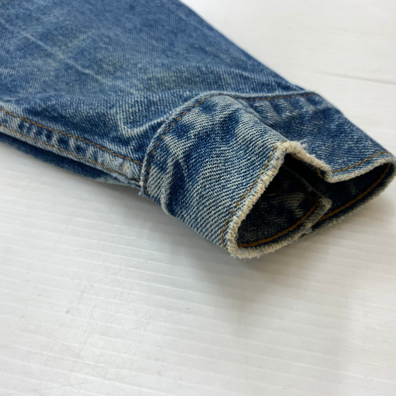 【現状渡し品】【メンズ】 DENIM JACKET 70505-0216 デニムジャケット アウター Gジャン 145-260316-ko-05-fuzh サイズ：36 カラー：インディゴ 万代Net店
