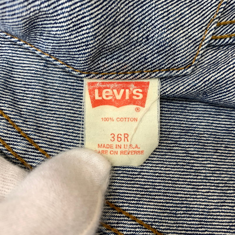 【現状渡し品】【メンズ】 DENIM JACKET 70505-0216 デニムジャケット アウター Gジャン 145-260316-ko-05-fuzh サイズ：36 カラー：インディゴ 万代Net店