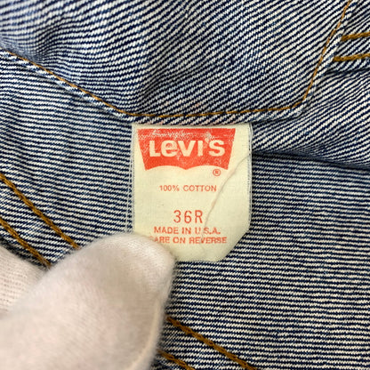【現状渡し品】【メンズ】 DENIM JACKET 70505-0216 デニムジャケット アウター Gジャン 145-260316-ko-05-fuzh サイズ：36 カラー：インディゴ 万代Net店