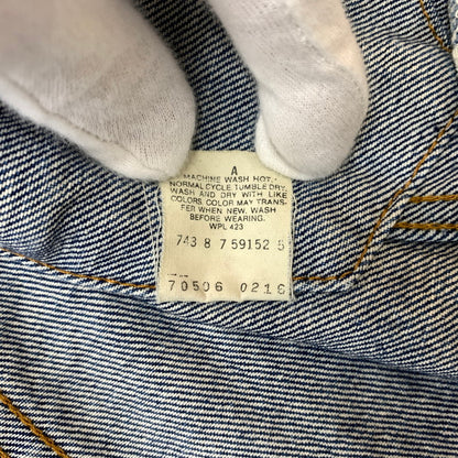 【現状渡し品】【メンズ】 DENIM JACKET 70505-0216 デニムジャケット アウター Gジャン 145-260316-ko-05-fuzh サイズ：36 カラー：インディゴ 万代Net店