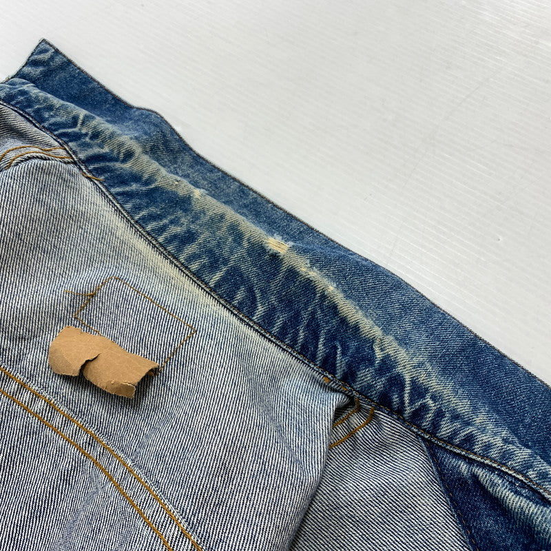 【現状渡し品】【メンズ】 DENIM JACKET 70505-0216 デニムジャケット アウター Gジャン 145-260316-ko-05-fuzh サイズ：36 カラー：インディゴ 万代Net店
