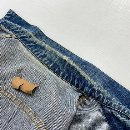 【現状渡し品】【メンズ】 DENIM JACKET 70505-0216 デニムジャケット アウター Gジャン 145-260316-ko-05-fuzh サイズ：36 カラー：インディゴ 万代Net店