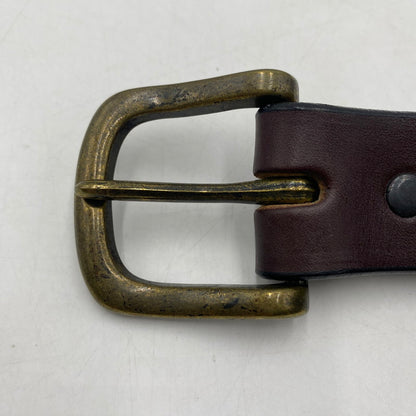 【現状渡し品】【メンズ】 TORY LEATHER トリー レザー STRAP BELT 2146 ストラップベルト 服飾雑貨 USA製 203-260406-ks-07-tei カラー：ブラウン 万代Net店